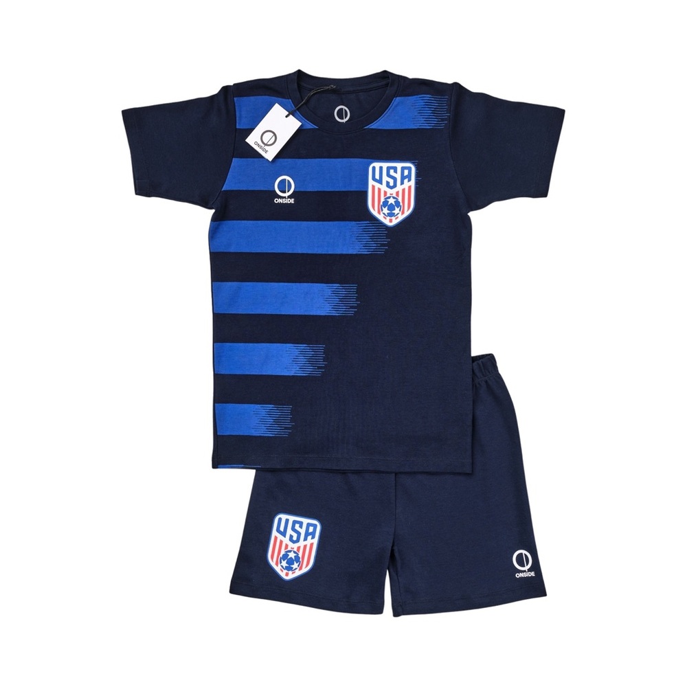 $120 New ONSIDE Unisex Women Men Soccer Pajama Set Sz XS S M